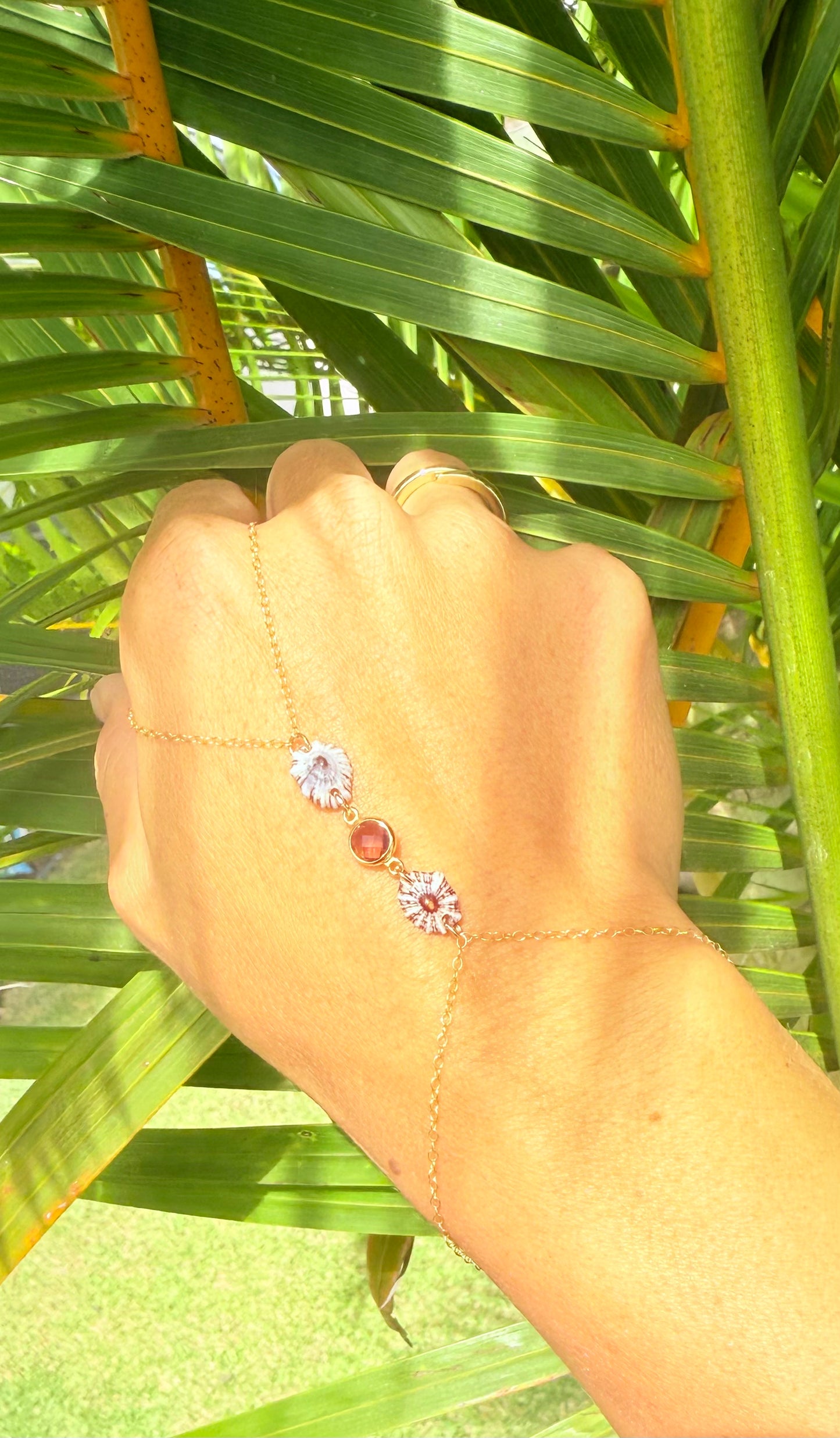 the Makena Hand Chain
